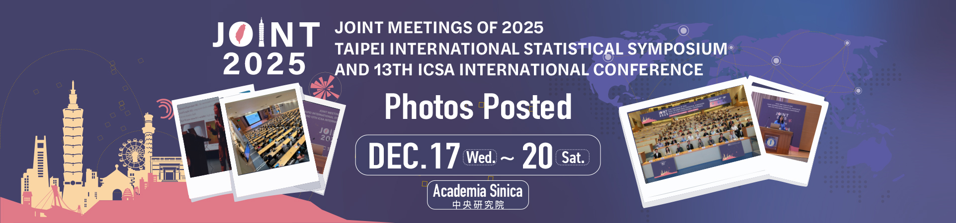 2025年台北國際統計研討會暨第十三屆ICSA國際會議（Joint2025）
