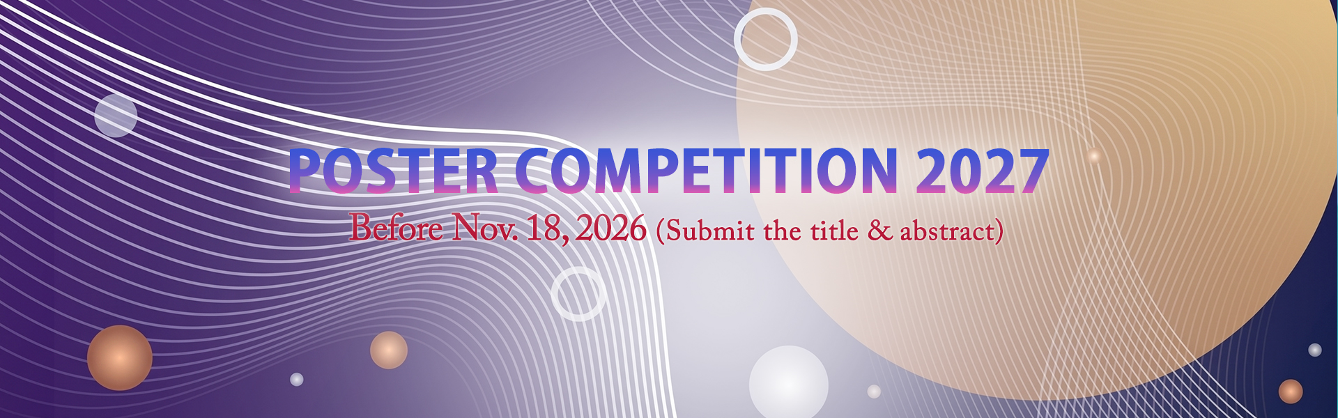 Poster Competition 2027