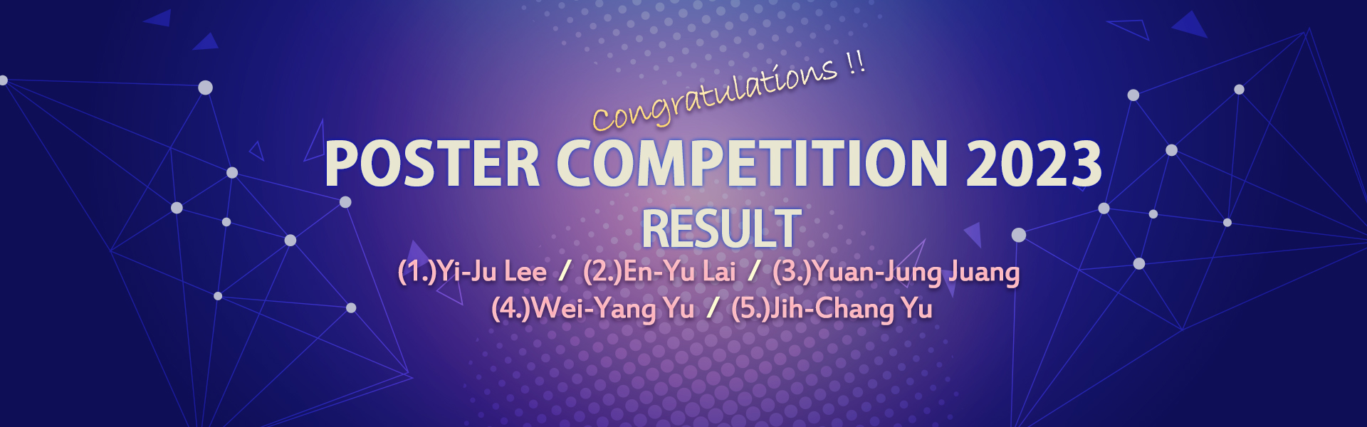 POSTER COMPETITION 2023